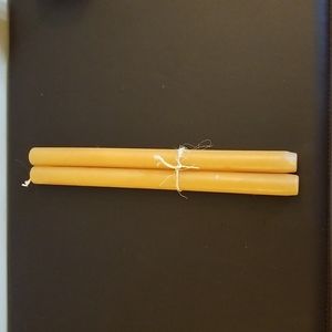 Bundle of tangerine dinner candles